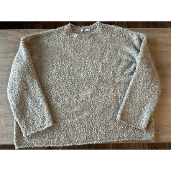 SET Active Boucle Oversized Sweater in Opal Size Small Cozy Soft - Picture 3 of 8